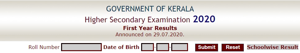 Kerala Plus One Result 2020 (Declared Link) Check DHSE +1 ...