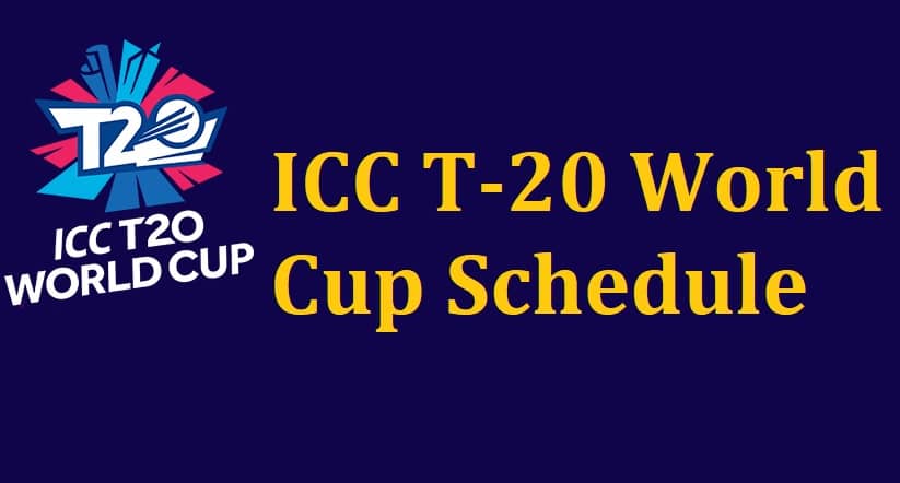 ICC T20 World Cup Schedule