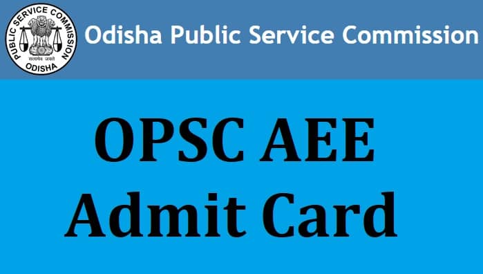 OPSC AEE Admit Card