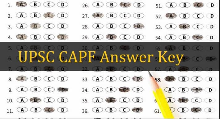UPSC CAPF Answer Key