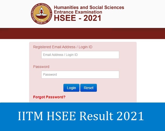 IITM HSEE Result 2021