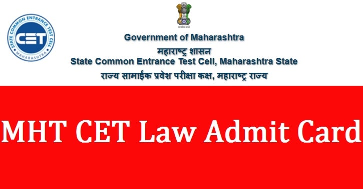 MHT CET Law Admit Card 2021
