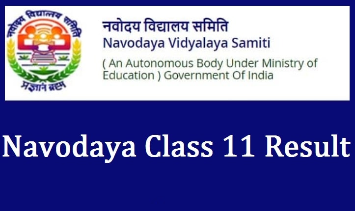 Navodaya Class 11 Result 2021