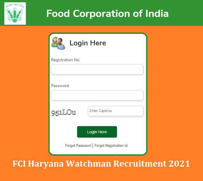 FCI Haryana Watchman Recruitment 2021