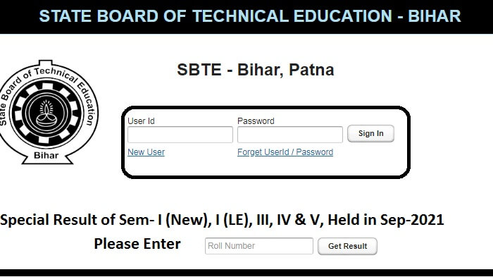 SBTE Bihar Result 2021