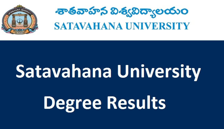 Satavahana University Results 2021