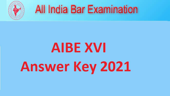 AIBE 16 Answer Key 2021