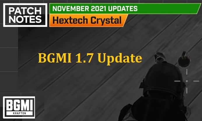 BGMI 1.7 Update