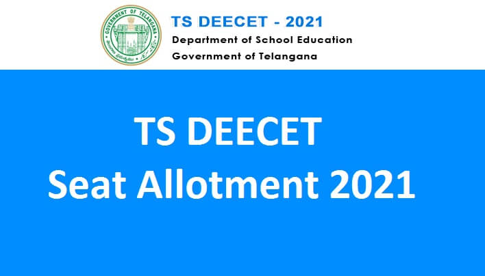 TS DEECET Seat Allotment 2021
