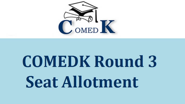 COMEDK Round 3 Seat Allotment 2021