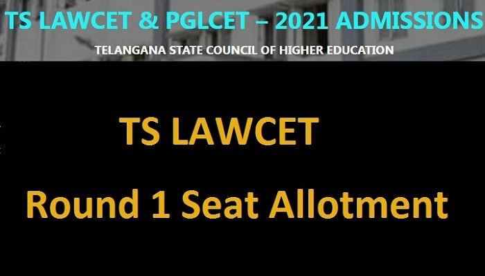 TS LAWCET Round 1 Seat Allotment 2021