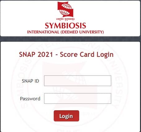 SNAP 2021-2022 Score Card Login