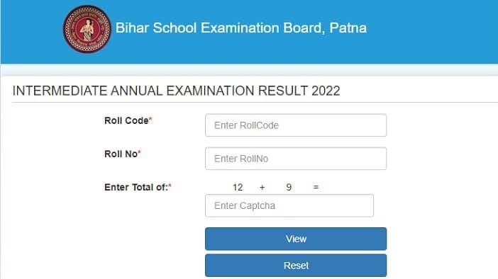 BSEB 12th Result 2022 Declared at www.results.biharboardonline.com Check