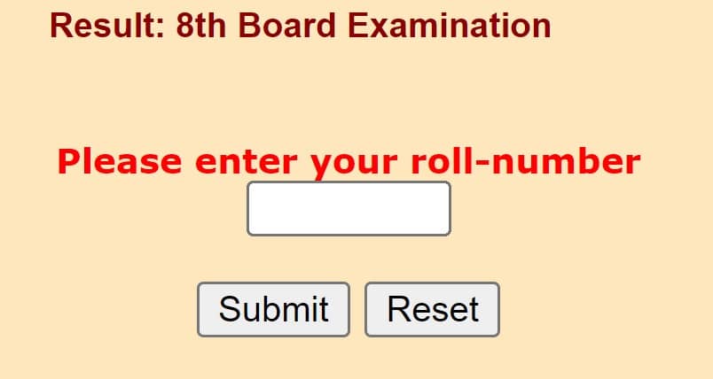 RBSE 8th Result 2022 Rajasthan Board 8th Class