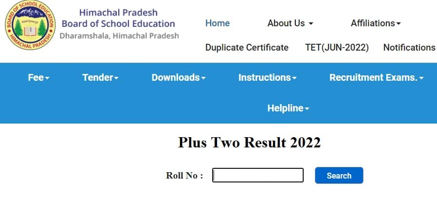 HPBose.org 12th result 2022 plus two