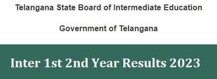 Inter 1st 2nd Year Results 2023 results.cgg.gov.in
