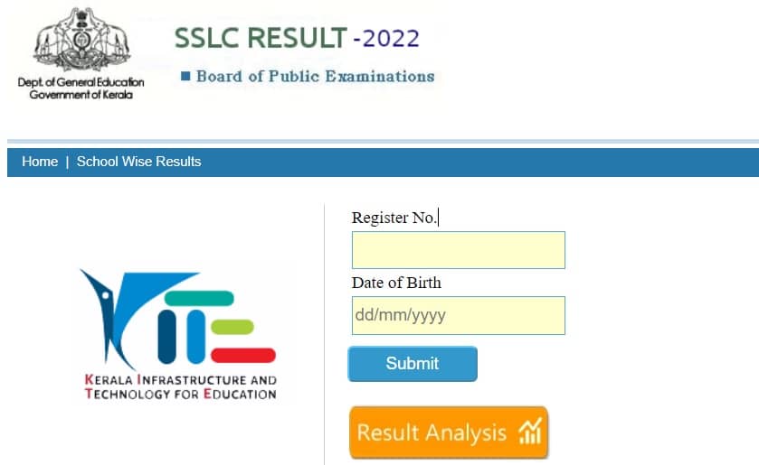 results.kite.kerala.gov.in SSLC Result 2022