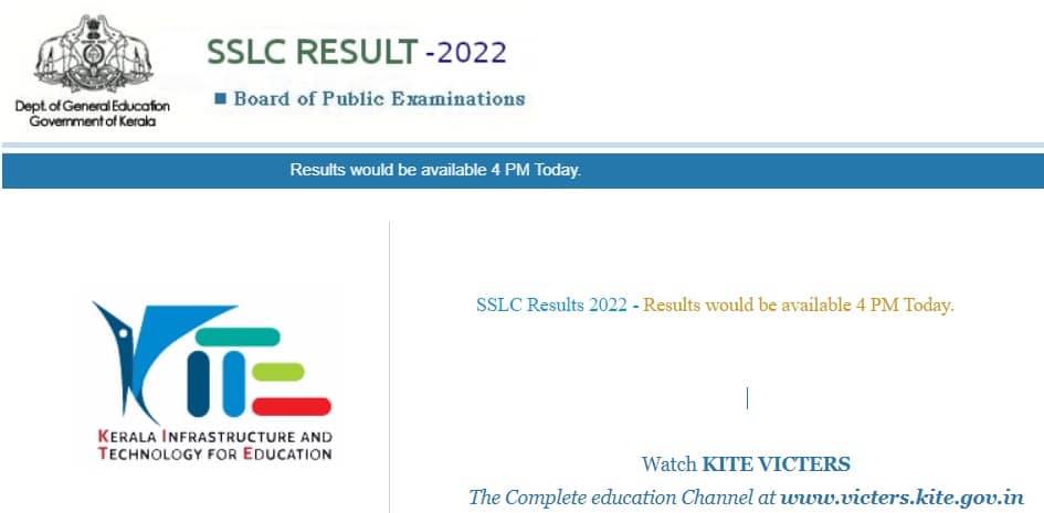 www.results.kite.kerala.gov.in SSLC Result 2022