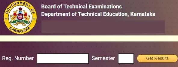 DTE Karnataka BTELINX Diploma Results