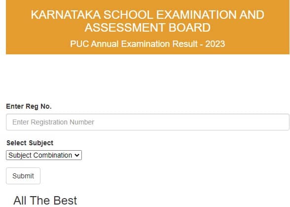 karresults.nic.in 2023 2nd PUC Results OUT