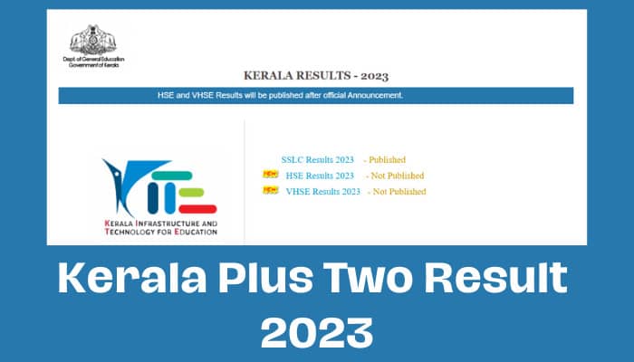 Kerala Plus two Result 2023