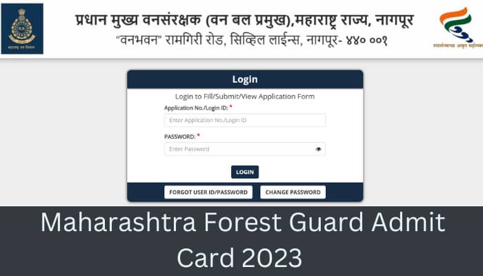 Maharashtra Forest Guard Admit Card 2023 