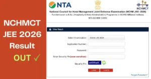 NCHMCT JEE 2026 Result OUT.webp